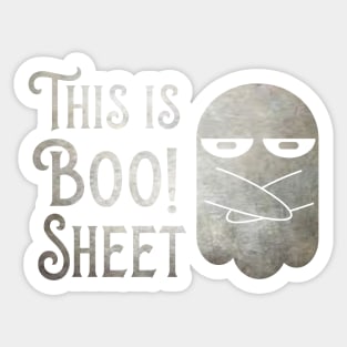 this is boo sheet Sticker